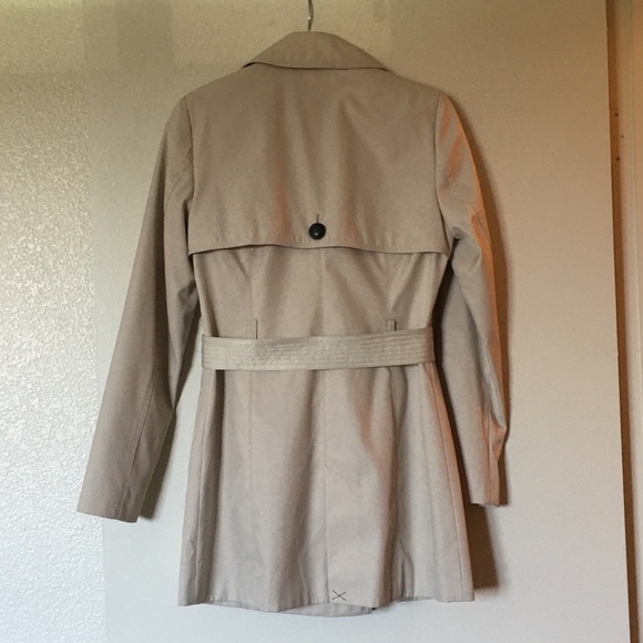 Express Light Brown Trench Coat - Picture 3 of 3